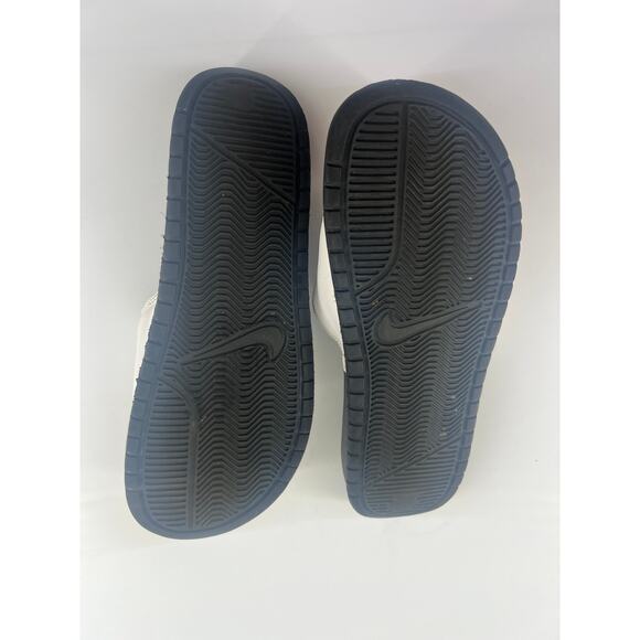 Nike Slides Sandals Womens Size 9 Black White Sports Summer Athletic Slip On - Picture 8 of 8